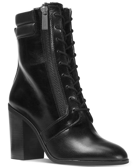 michael michael kors rosario lace up boots|MICHAEL Michael Kors .